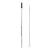 KP9712-C-MESOSPHERE STAINLESS STRAW WITH SILICONE TIP-Black (Clearance Minimum 250 Units)