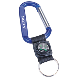 M8108-CARABINER WITH DECORATIVE COMPASS (8MM)-Royal                                                                                                                                                                                                                                                          
