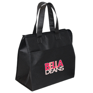 NW5462-NON WOVEN INSULATED GROCERY TOTE-Black