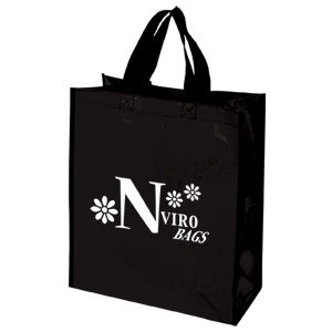 TO4258-WOVEN TOTE BAG-Black