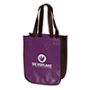 TO4511-RECYCLED FASHION TOTE-Purple/Black