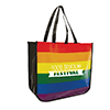 TO4708-EXTRA LARGE RECYCLED SHOPPING TOTE-Rainbow (Clearance Minimum 120 Units)