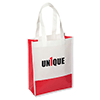 TO9242-ANDOVER WAY SMALL LAMINATED BAG-Red (Clearance Minimum 150 Units)