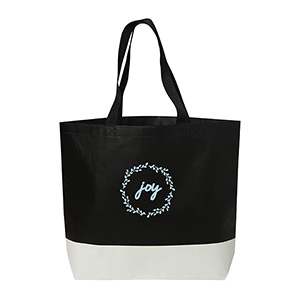 TO9399-HENNEPIN LAMINATED TOTE-Black
