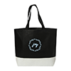 TO9399-HENNEPIN LAMINATED TOTE-Black