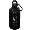 WB4833-500 ml (17 fl. oz.) STAINLESS STEEL BOTTLE WITH CARABINER-Black